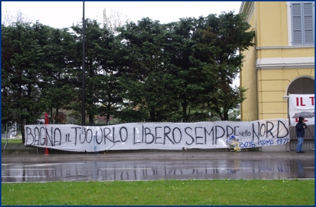 Parma-Piacenza 29-03-2009. BOYS PARMA 1977, foto ultras