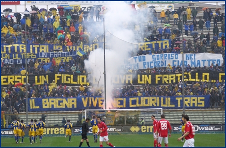 Parma-Piacenza 29-03-2009. BOYS PARMA 1977, foto ultras