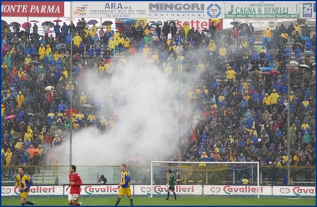 Parma-Piacenza 29-03-2009. BOYS PARMA 1977, foto ultras