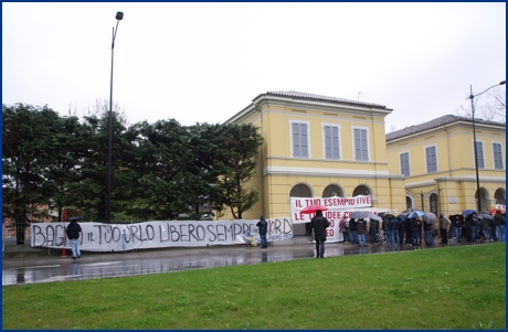 Parma-Piacenza 29-03-2009. BOYS PARMA 1977, foto ultras