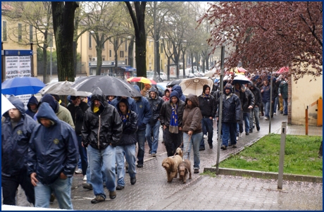 Parma-Piacenza 29-03-2009. BOYS PARMA 1977, foto ultras