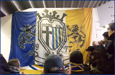 Parma-Piacenza 29-03-2009. BOYS PARMA 1977, foto ultras