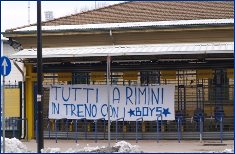 Parma-Sassuolo 17-01-2009. BOYS PARMA 1977, foto ultras