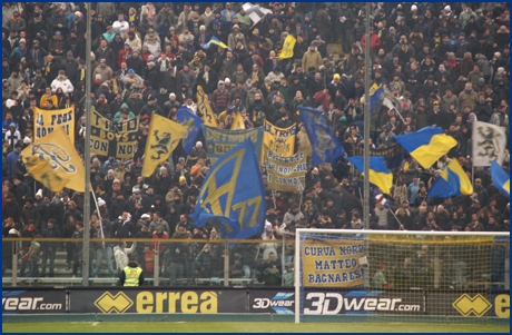 Parma-Sassuolo 17-01-2009. BOYS PARMA 1977, foto ultras