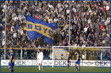 Parma-Treviso 07-03-2009. BOYS PARMA 1977, foto ultras