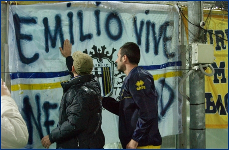 Parma-Triestina 28-10-2008. BOYS PARMA 1977, foto ultras