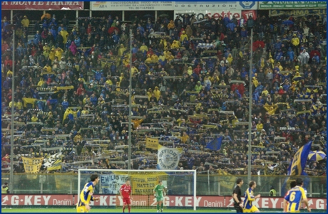 Parma-Triestina 28-10-2008. BOYS PARMA 1977, foto ultras