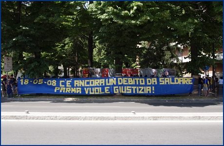 Parma-Vicenza 23-05-2009. BOYS PARMA 1977, foto ultras