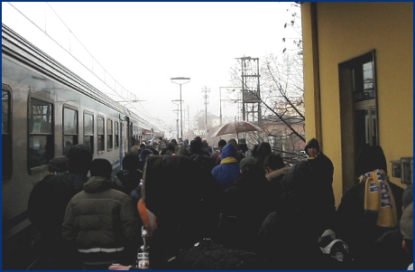 Rimini-Parma 24-01-2009. BOYS PARMA 1977, foto ultras