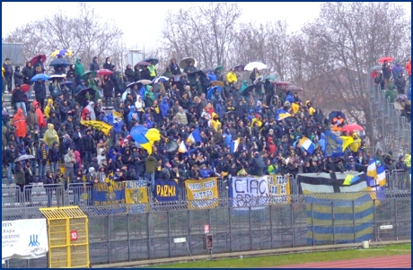 Rimini-Parma 24-01-2009. BOYS PARMA 1977, foto ultras