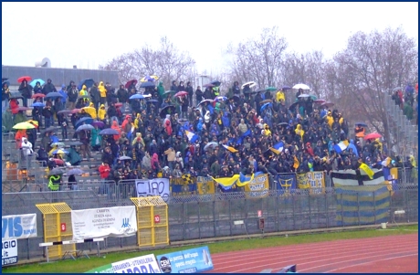 Rimini-Parma 24-01-2009. BOYS PARMA 1977, foto ultras