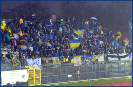 Rimini-Parma 24-01-2009. BOYS PARMA 1977, foto ultras