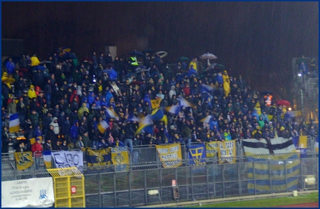 Rimini-Parma 24-01-2009. BOYS PARMA 1977, foto ultras