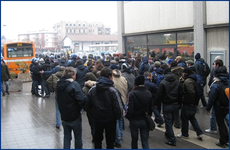 Rimini-Parma 24-01-2009. BOYS PARMA 1977, foto ultras