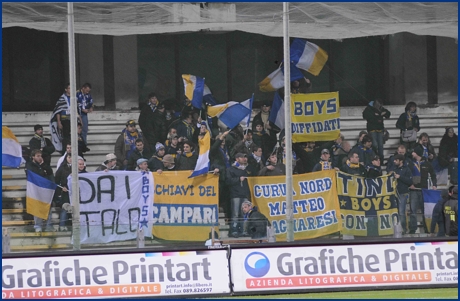 Salernitana-PARMA 28-11-2008. BOYS PARMA 1977, foto ultras