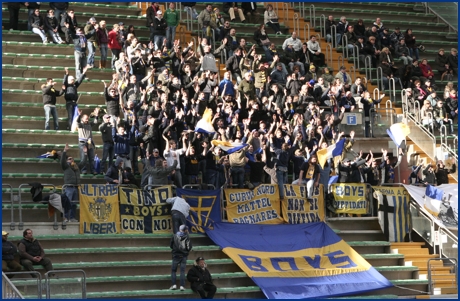 Triestina-Parma 21-03-2009. BOYS PARMA 1977, foto ultras