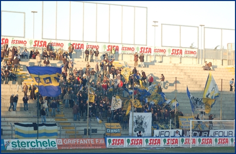 Vicenza-Parma 10-01-2009. BOYS PARMA 1977, foto ultras