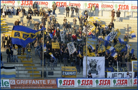 Vicenza-Parma 10-01-2009. BOYS PARMA 1977, foto ultras