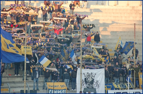 Vicenza-Parma 10-01-2009. BOYS PARMA 1977, foto ultras