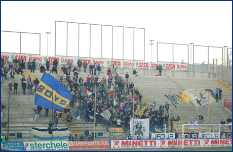 Vicenza-Parma 10-01-2009. BOYS PARMA 1977, foto ultras