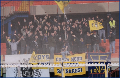 Catania-Parma 23-01-2010. BOYS PARMA 1977, foto ultras