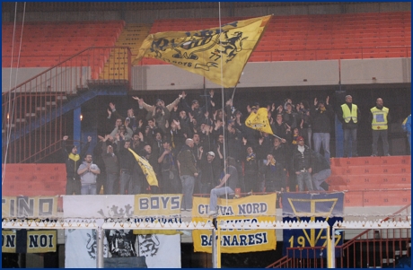 Catania-Parma 23-01-2010. BOYS PARMA 1977, foto ultras