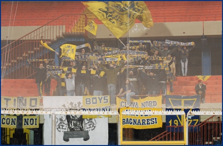 Catania-Parma 23-01-2010. BOYS PARMA 1977, foto ultras