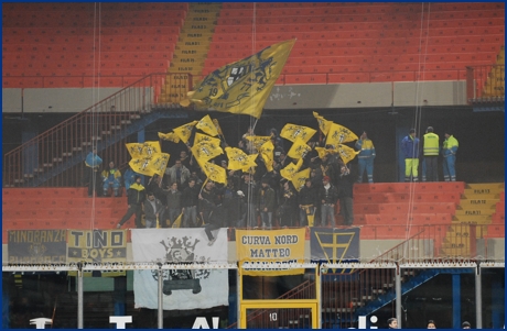 Catania-Parma 23-01-2010. BOYS PARMA 1977, foto ultras