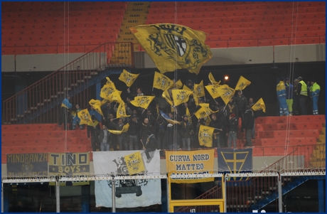 Catania-Parma 23-01-2010. BOYS PARMA 1977, foto ultras