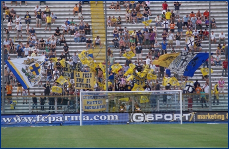 Parma-Novara 14-08-2009. BOYS PARMA 1977, foto ultras