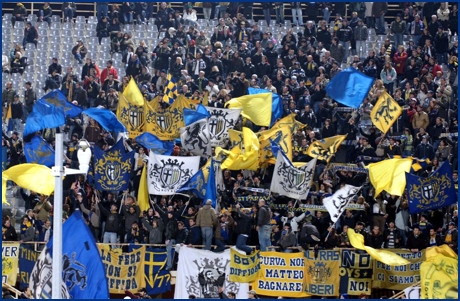 Fiorentina-Parma 21-11-2009. BOYS PARMA 1977, foto ultras