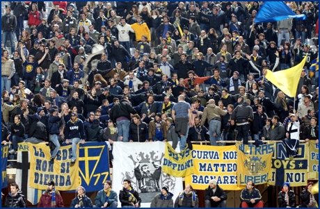 Fiorentina-Parma 21-11-2009. BOYS PARMA 1977, foto ultras