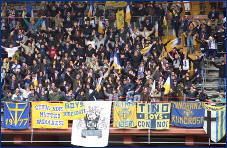 Genoa-Parma 06-12-2009. BOYS PARMA 1977, foto ultras