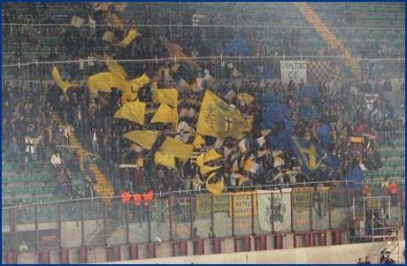 Milan-Parma 31-10-2009. BOYS PARMA 1977, foto ultras