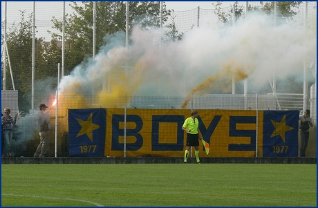 Parma-Lugano 10-10-2009. BOYS PARMA 1977, foto ultras