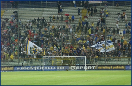 Parma-Osasuna 08-08-2009. BOYS PARMA 1977, foto ultras