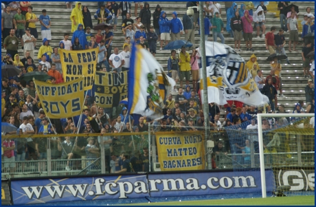 Parma-Osasuna 08-08-2009. BOYS PARMA 1977, foto ultras