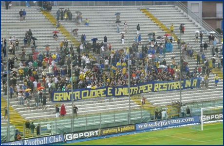 Parma-Osasuna 08-08-2009. BOYS PARMA 1977, foto ultras