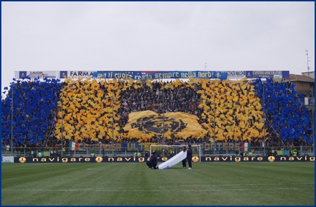 Parma-Bologna 13-12-2009. BOYS PARMA 1977, foto ultras