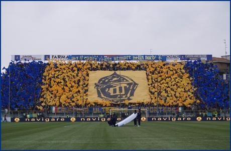 Parma-Bologna 13-12-2009. BOYS PARMA 1977, foto ultras