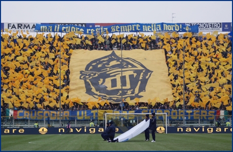 Parma-Bologna 13-12-2009. BOYS PARMA 1977, foto ultras