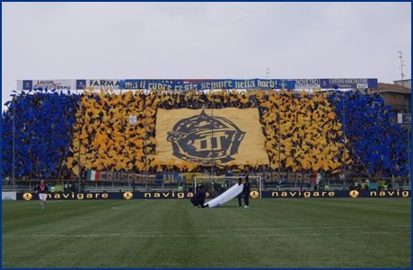 Parma-Bologna 13-12-2009. BOYS PARMA 1977, foto ultras