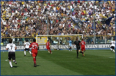 Parma-Cagliari 27-09-2009. BOYS PARMA 1977, foto ultras