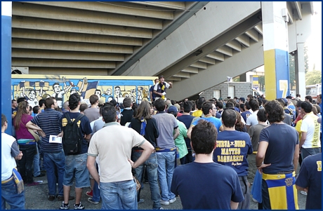 Parma-Cagliari 27-09-2009. BOYS PARMA 1977, foto ultras