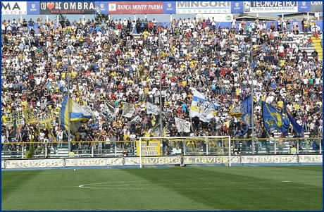 Parma-Cagliari 27-09-2009. BOYS PARMA 1977, foto ultras