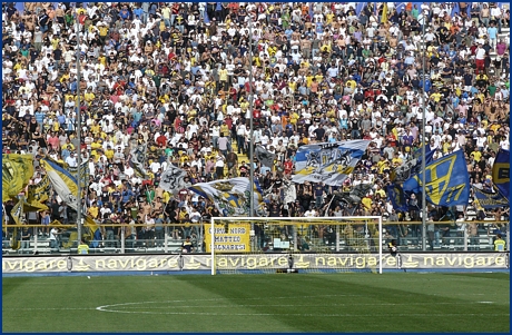 Parma-Cagliari 27-09-2009. BOYS PARMA 1977, foto ultras