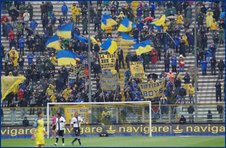 Parma-ChievoVerona 08-11-2009. BOYS PARMA 1977, foto ultras