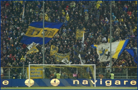 Parma-Inter 10-02-2010. BOYS PARMA 1977, foto ultras