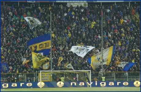 Parma-Inter 10-02-2010. BOYS PARMA 1977, foto ultras