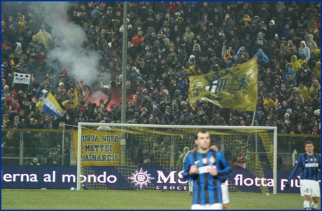 Parma-Inter 10-02-2010. BOYS PARMA 1977, foto ultras